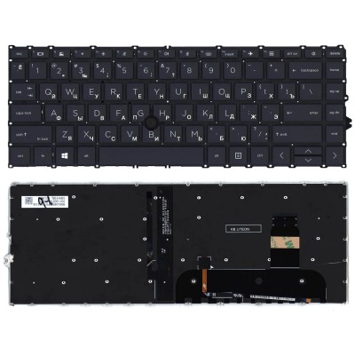 Клавиатура для HP 840 G7 с подсветкой с Trackpoint p/n: 6037B0161801