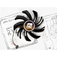 Вентилятор для видеокарты PowerColor RX 5700 ⌀85мм S 40mm T129215SU №1