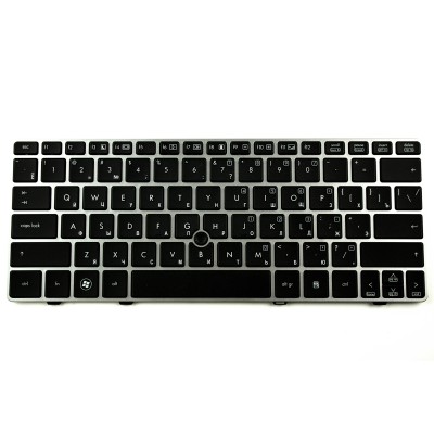Клавиатура для HP 2560p с TRACKPOINT p/n: 6037B0081022, 638512-041, 65390-041, 700948-251