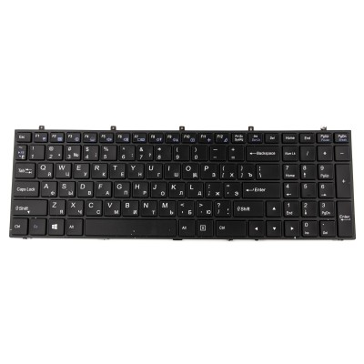 Клавиатура для ноутбука DNS Clevo W370 рамка c подсветкой p/n: MP-13H83USJ430B4, CNY-WJ