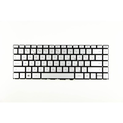 Клавиатура для HP 14-CE Серебро p/n: L47781-001, 490.0GG07.AS01, T19032200581