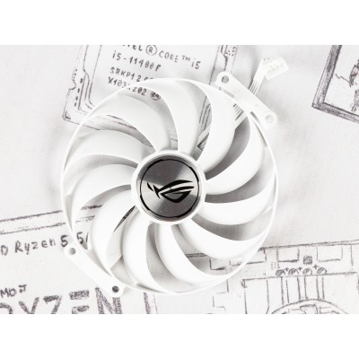 Вентилятор для видеокарты Asus ROG Strix White RTX 3070/Asus ROG Strix White RTX 3080 Ti/Asus ROG Strix White RTX 3090 ⌀95мм | №1