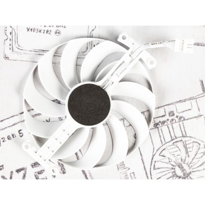 Вентилятор для видеокарты Asus ROG Strix White RTX 3070/Asus ROG Strix White RTX 3080 Ti/Asus ROG Strix White RTX 3090 ⌀95мм | №1