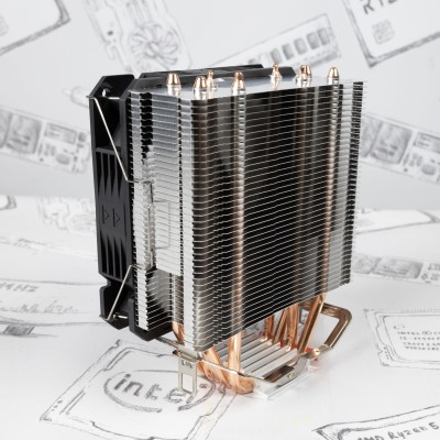 Кулер Tesla 1000RGB (TSL-1000-RGB) 150Вт, 115X / 1200 / 1700 / AM4 / AM5