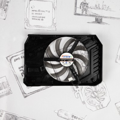 Вентилятор для видеокарты Palit GTX 1660 StormX (кожух + вентилятор) ⌀95мм Вентилятор для видеокарты Palit GTX 1660 StormX (кожух + вентилятор) ⌀95мм