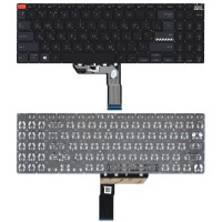 Клавиатура для Asus VivoBook PRO 16 M7600QA Черная с подсветкой p/n: 0KNB0-56OWUS00