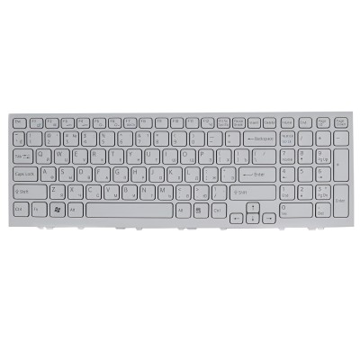 Клавиатура для ноутбука Sony VPC-EH Белая p/n: 148970811, 148971311, 9Z.N5CSQ.30R, NSK-SB3SQ 0R