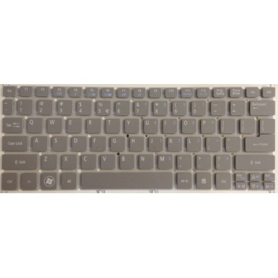 Клавиатура для Acer V5-121 cерая p/n: 9Z.N7WPW.20R, 90.4BT07.A0R, V128230AS1, NSK-R12PW