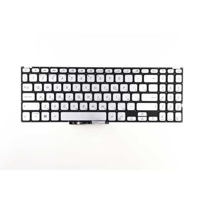 Клавиатура для Asus X509U Серебро с подсветкой p/n: 0KN1-AH3RU22, 0KNB0-560ERU00