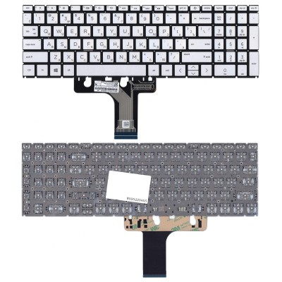 Клавиатура для HP Pavilion 15-EG Серебро p/n: 6037B0214B01, HPM19NB, M46255-001