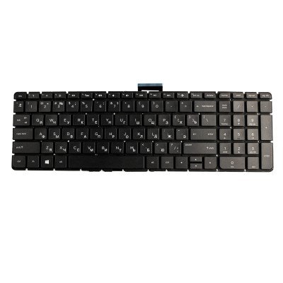 Клавиатура для ноутбука HP m7-n Черная с зеленой подсветкой p/n: 809031-251, V150646CS1, JMOBES971,15-AB121d AB525TX TPN-Q173 BEFVK3A5W3000C BG37B2A5W9S05Z SG-59660-XUA SG-80770-XUA SG-84720-XUA SN6136 SN6143BL3 SN6143BLI V150646CK1