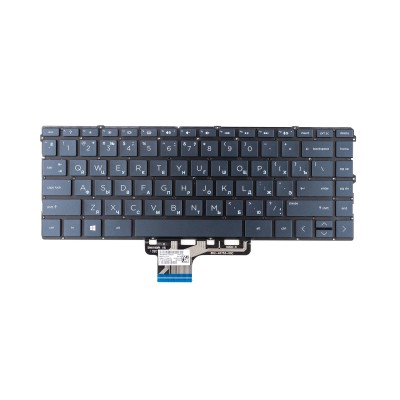 Клавиатура для HP X360 13-aw Blue с подсветкой p/n: SG-A0310-XUA