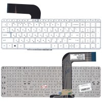 Клавиатура для HP 15-v Белая p/n: SG-59680-XUA, SN6136, 831-00138-00A