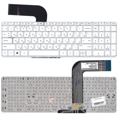 Клавиатура для HP 15-p Белая p/n: SG-59680-XUA, SN6136, 831-00138-00A