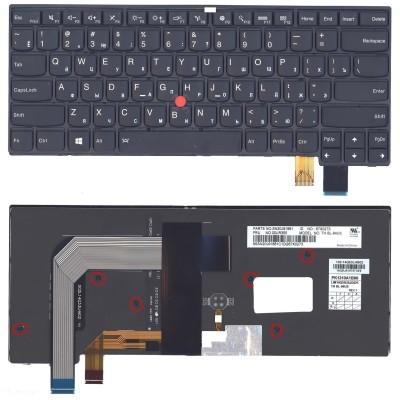 Клавиатура для ноутбука Lenovo YOGA 14 p/n: 00UR200, 57Y005A, SN20J35624, MP-14A83USJ4421
