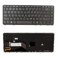 Клавиатура для HP Probook 840 G1 c рамкой p/n: 736654-251, NSK-CP2BV, 9Z.N9JBV.20R, 6037B0085601 Клавиатура для HP Probook 840 G1 c рамкой p/n: 736654-251, NSK-CP2BV, 9Z.N9JBV.20R, 6037B0085601