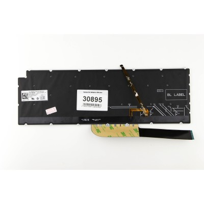 Клавиатура для ноутбука Dell Inspiron 5584 Серебро с подсветкой p/n: 0QMXMJ 0KN4-0L3US13