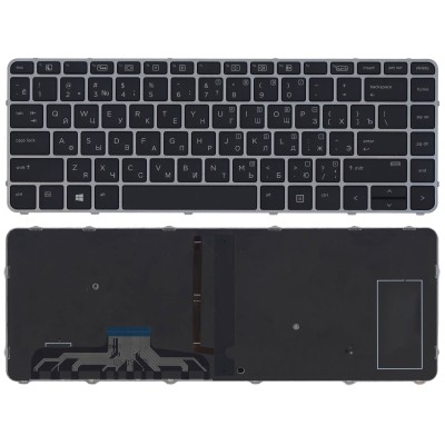 Клавиатура для ноутбука HP EliteBook 1040 G3 c подсветкой p/n: 9Z.NCHBQ.001, NSK-CY0BQ