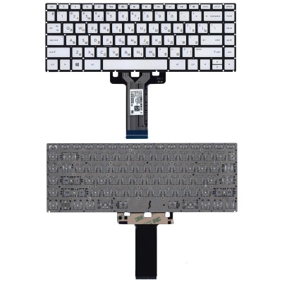 Клавиатура для HP 14-BF Серебро с подсветкой p/n: HPM16L93SU6920, 920894-B31