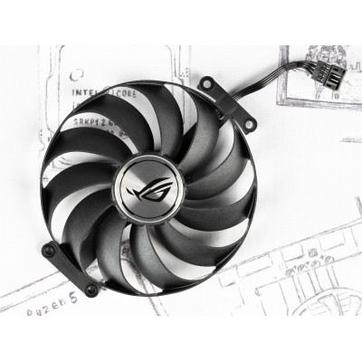 Вентилятор для видеокарты Asus ROG Strix Black RTX 3070/Asus ROG Strix Black RTX 3080/Asus ROG Strix Black RTX 3090 Ti ⌀95мм | №1