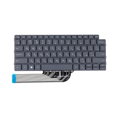 Клавиатура для ноутбука Dell Inspiron 5480 темно-серая с подсветкой p/n: 0TYJ5G