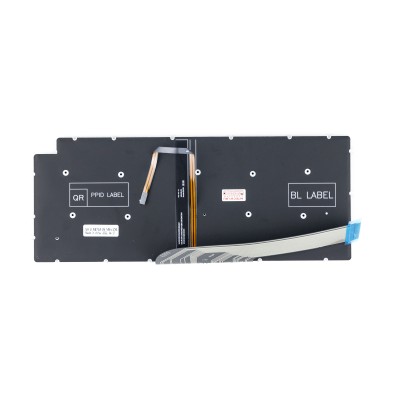 Клавиатура для ноутбука Dell Inspiron 5491 темно-серая с подсветкой p/n: 0TYJ5G