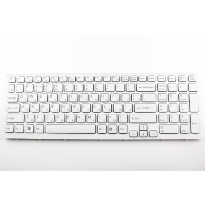 Клавиатура для ноутбука Sony VPC-EB Белая p/n: 148792871, V111678A, 550102M14-203-G