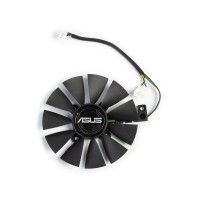Вентилятор для видеокарты Asus Dual/Asus Expedition (4Pin мама + 4Pin папа ; ⌀ 86мм ;S 28мм T129215BU,T129215SU)