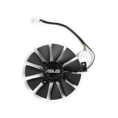Вентилятор для видеокарты Asus Dual/Asus Expedition (4Pin мама + 4Pin папа ; ⌀ 86мм ;S 28мм T129215BU,T129215SU)