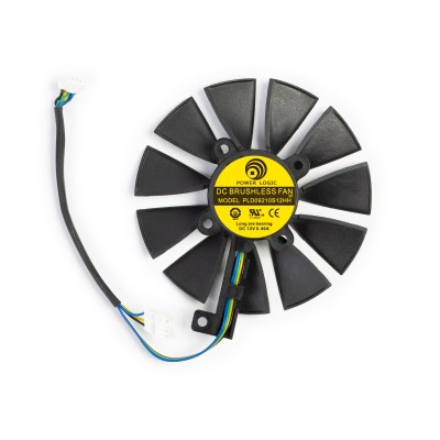 Вентилятор для видеокарты Asus Dual/Asus Expedition (4Pin мама + 4Pin папа ; ⌀ 86мм ;S 28мм T129215BU,T129215SU)
