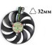 Вентилятор для видеокарты Asus Dual EVO RTX2060/Asus Dual EVO RTX2070/Asus Dual EVO RTX2080 (4Pin папа ; ⌀ 88мм ; S 32мм ; T129)