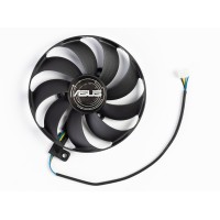 Вентилятор для видеокарты Asus Dual EVO RTX2060/Asus Dual EVO RTX2070/Asus Dual EVO RTX2080 (4Pin папа; ⌀ 88мм ; S 32мм)