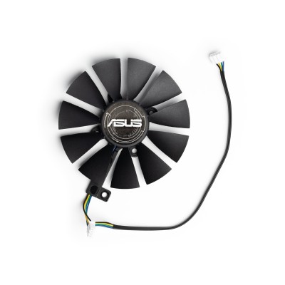 Вентилятор для видеокарты Asus Dual/Asus Expedition (4Pin папа + 4Pin папа ; ⌀ 86мм ; S 28мм ; T129215BU\T129)