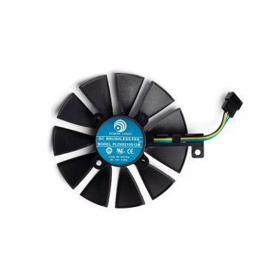 Вентилятор для видеокарты Asus Strix GTX1080 ; 5Pin мама ; ⌀ 88мм ; S 28мм ; PLD09210S12HH (№2)