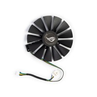 Вентилятор для видеокарты Asus Strix RX470 (4Pin папа + 4Pin мама ; ⌀ 95мм ; S 28мм ; T129215)