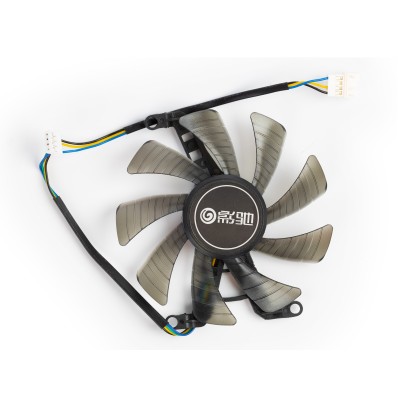 Вентилятор для видеокарты Galaxy RTX2060/Galaxy GTX1660 Super (4Pin мама + 4Pin папа ; ⌀ 86мм ; FB09015M12)