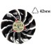 Вентилятор для видеокарты Gigabyte Aorus GTX1080 (4Pin мама ; ⌀ 95мм ; S 42мм)