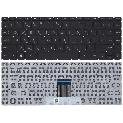 Клавиатура для HP 14-CD X360 Черная p/n: SG-93280-XFA, 9Z.NEZSC.201