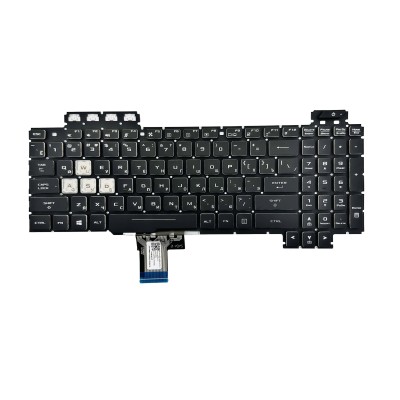 Клавиатура для Asus FX505DV узкий шлейф подсветки p/n: AEBKLU03010 V170746ES1