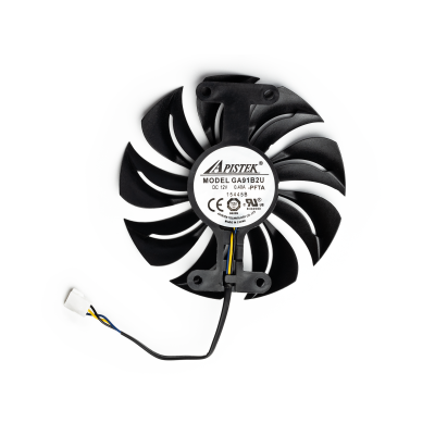 Вентилятор для видеокарты PowerColor Red Devil RX470 (3Pin папа ; ⌀ 87мм ; GA91B2U) (№2)