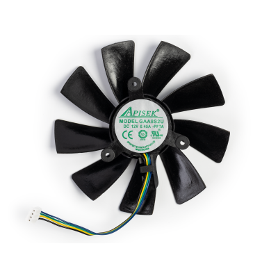 Вентилятор для видеокарты Zotac Mini 1080 ; 4Pin папа ; ⌀ 100мм ; S 40мм ; GA92S2H (№1)