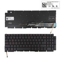Клавиатура для ноутбука Dell 5515 Red