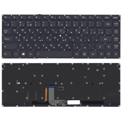 Клавиатура для ноутбука Lenovo Yoga 900-13ISK с подсветкой p/n: SN20H56001, PK130YV3A07, LCM15A5