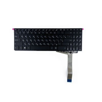 Клавиатура для ноутбука Asus FX570UD с белой подсветкой p/n: AEXKI701020, 0KNB0-5603RU00, ASM17B1
