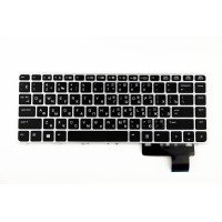 Клавиатура для HP 9470m с подсветкой без Trackpoint p/n: 697685-251, V135426AS2, 6037B0080122