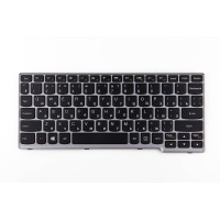 Клавиатура для ноутбука Lenovo S210 с серой рамкой p/n: 25204688, MP-11G23SU-6862