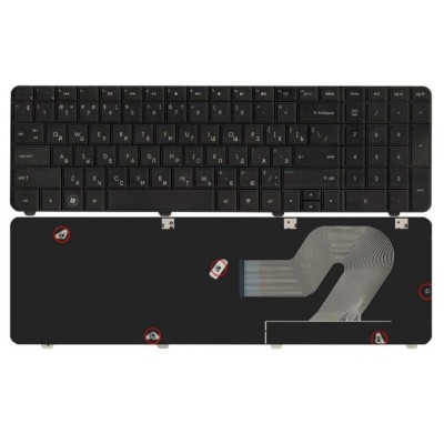 Клавиатура для HP G72 p/n: AX8, AEAX8700010, AEAX8700110, V112446AS1, V112478AS1, 590086-251