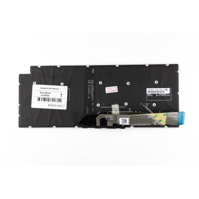 Клавиатура для ноутбука Dell 14-5390 Cеребристая с подсветкой