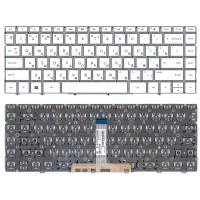 Клавиатура для HP 13-AF V2 Белая с подсветкой p/n: PK1321W1B00, SN7162BL1, SG-88710-XUA