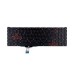 Клавиатура для ноутбука Acer PH315-54 красная подсветка (узкий шлейф) p/n: NK151310B PK132WV1B00
